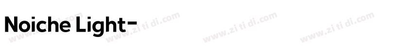 Noiche Light字体转换